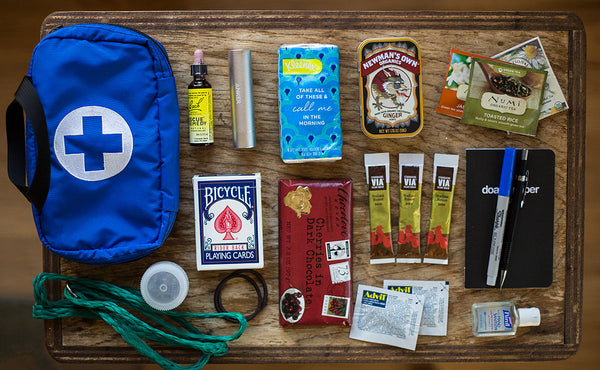 A possible loadout of the Second Aid Pouch